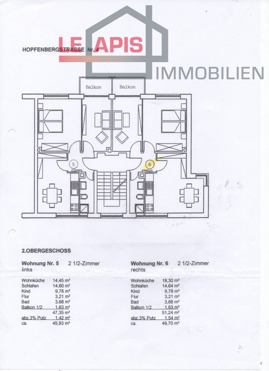 Plan H4 Wohnung Etagenwohnung Leipzig