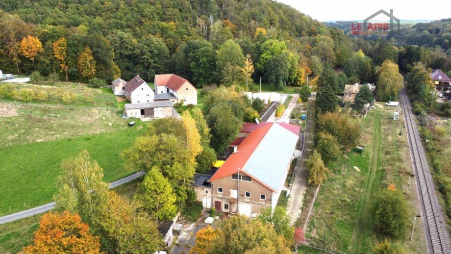 Luftbild Halle Rowein / Gleisberg