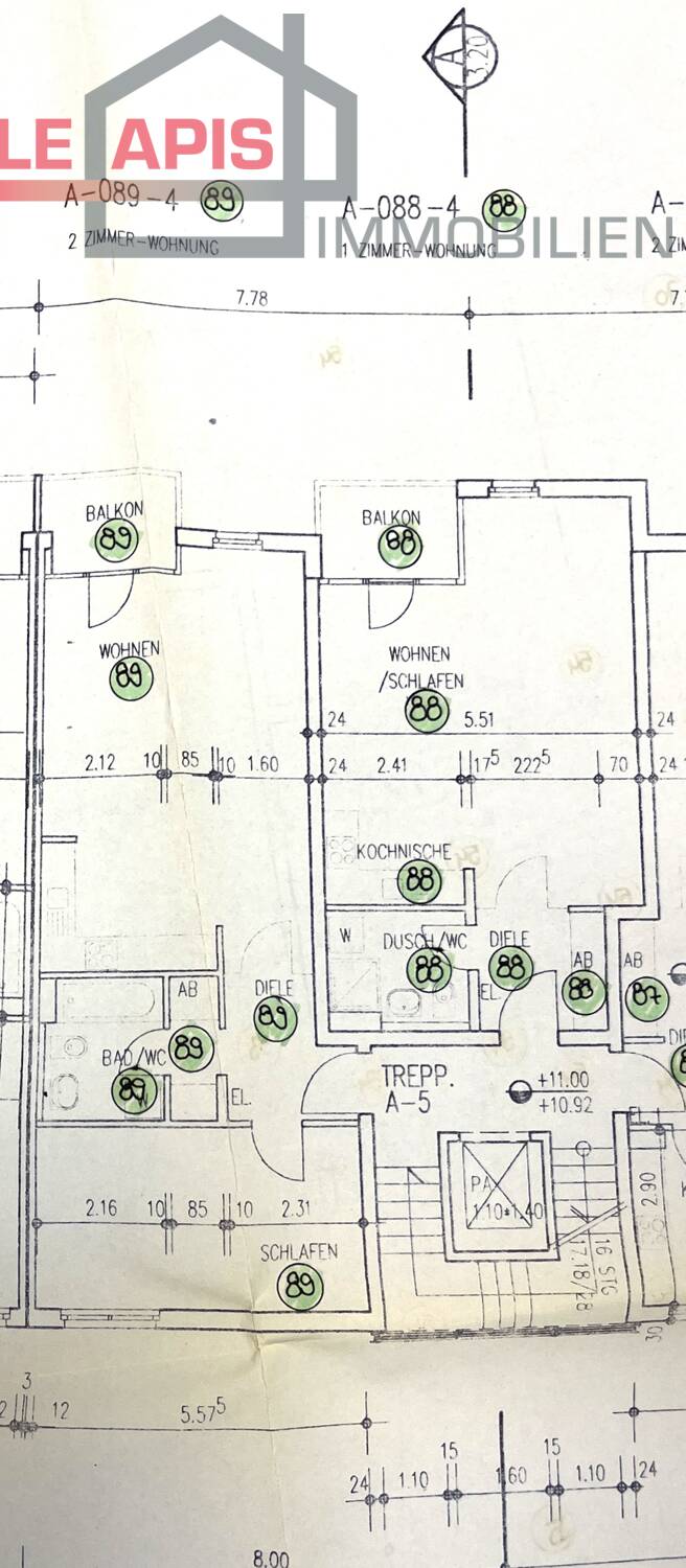 Grundriss Etagenwohnung Leipzig